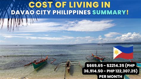 living in davao|Cost of Living in Davao. Updated Prices Aug 2024. .